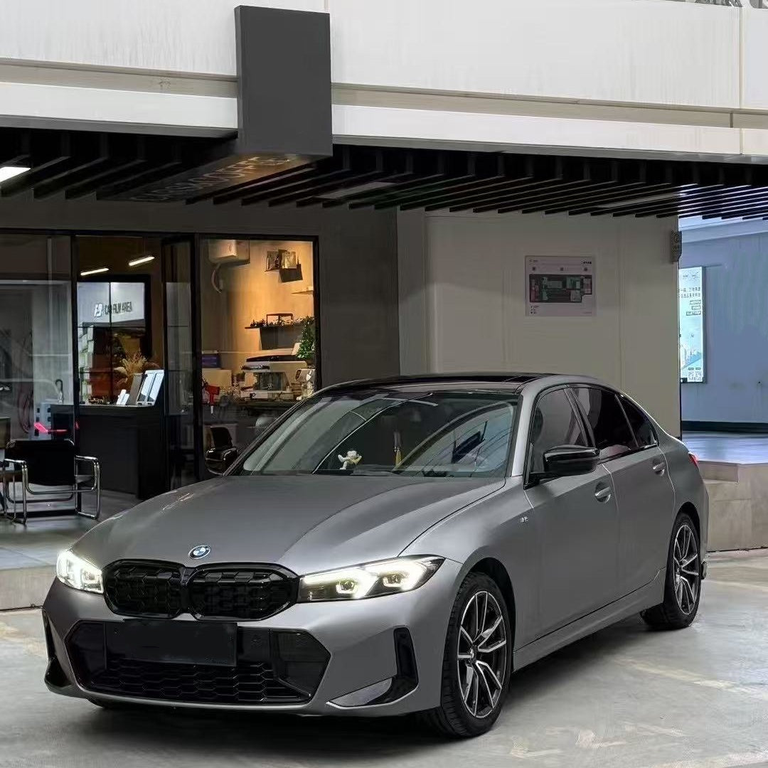 Matte Frosted Pure Grey Car Vinyl Wrap