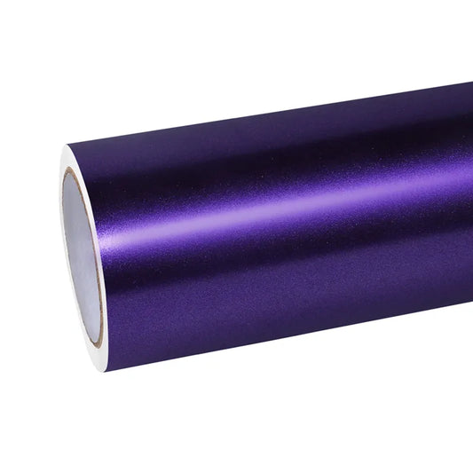 Quality Matte Heavy Metal Sparkle Purple Car Vinyl Wrap   For Sale |