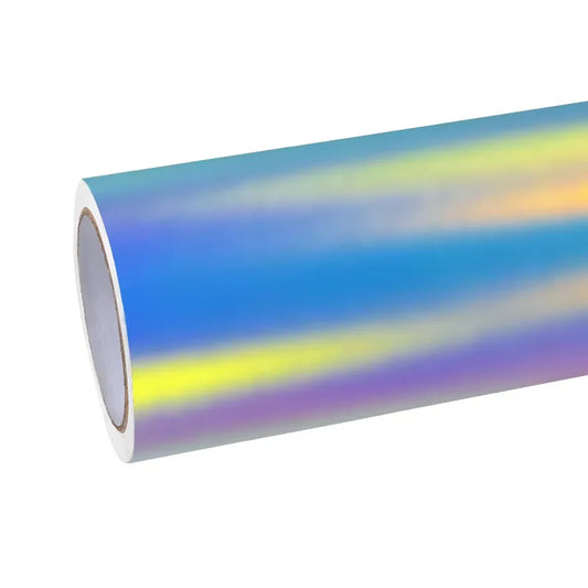 Quality Matte Holographic Rainbow Neo Chrome Car Vinyl Wrap Non-stretchable  For Sale |