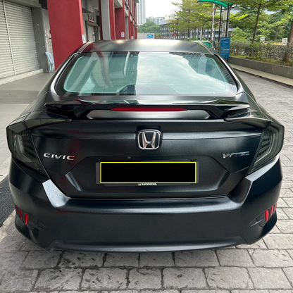 Honda Matte Metallic Graphite Black Car Vinyl Wrap