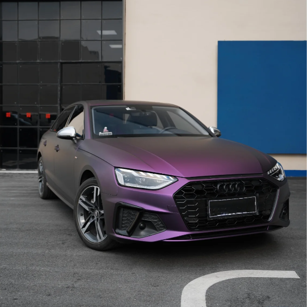 Matte Metallic Purple Car Vinyl Wrapح Special style