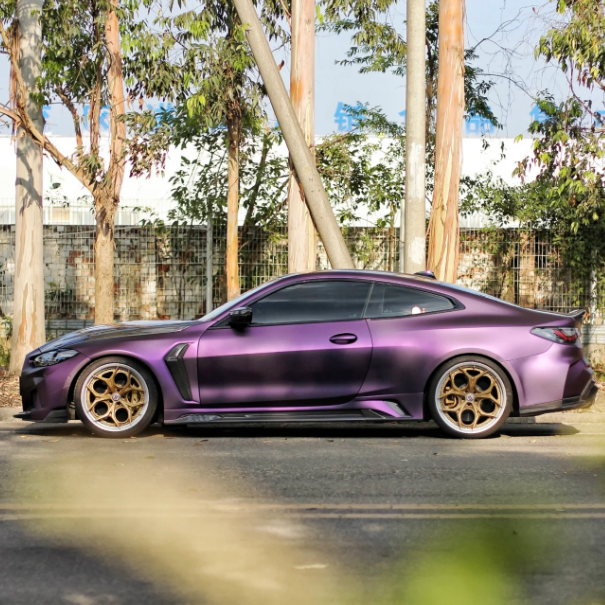 Matte Metallic Purple Car Vinyl Wrapح Special style