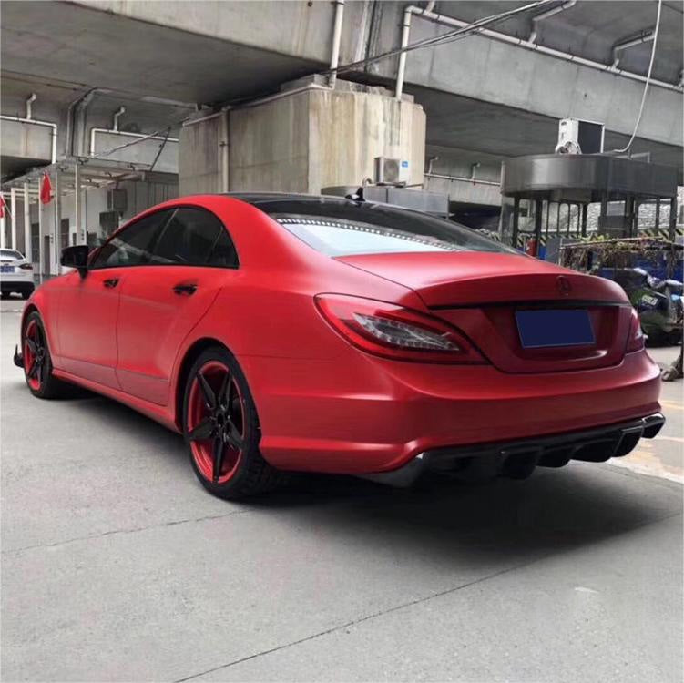 Quality Matte Metallic Red Car Vinyl Wrap  For Sale |