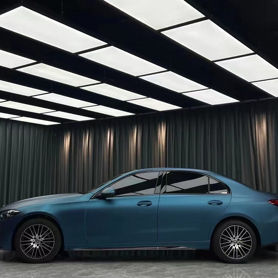 Matte Night Blue Car Vinyl Wrap