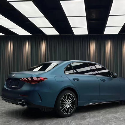 Matte Night Blue Car Vinyl Wrap