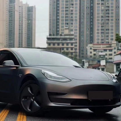 Matte Pearl Metal Grey Car Vinyl Wrap