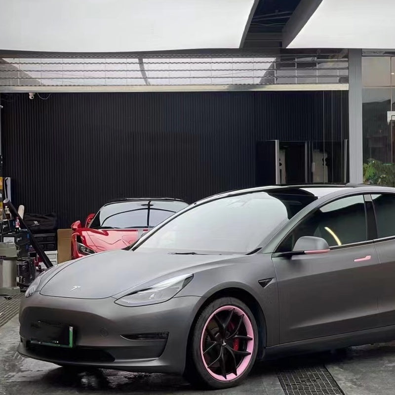 Matte Pearl Metal Grey Car Vinyl Wrap