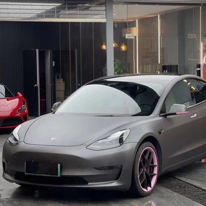 Matte Pearl Metal Grey Car Vinyl Wrap