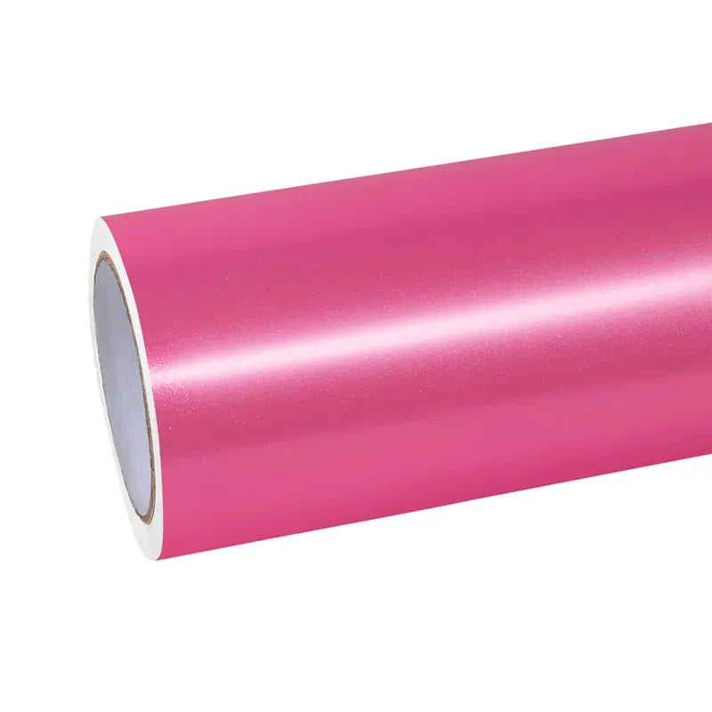 Quality Matte Pure Metal Princess Pink Car Vinyl Wrap  For Sale |