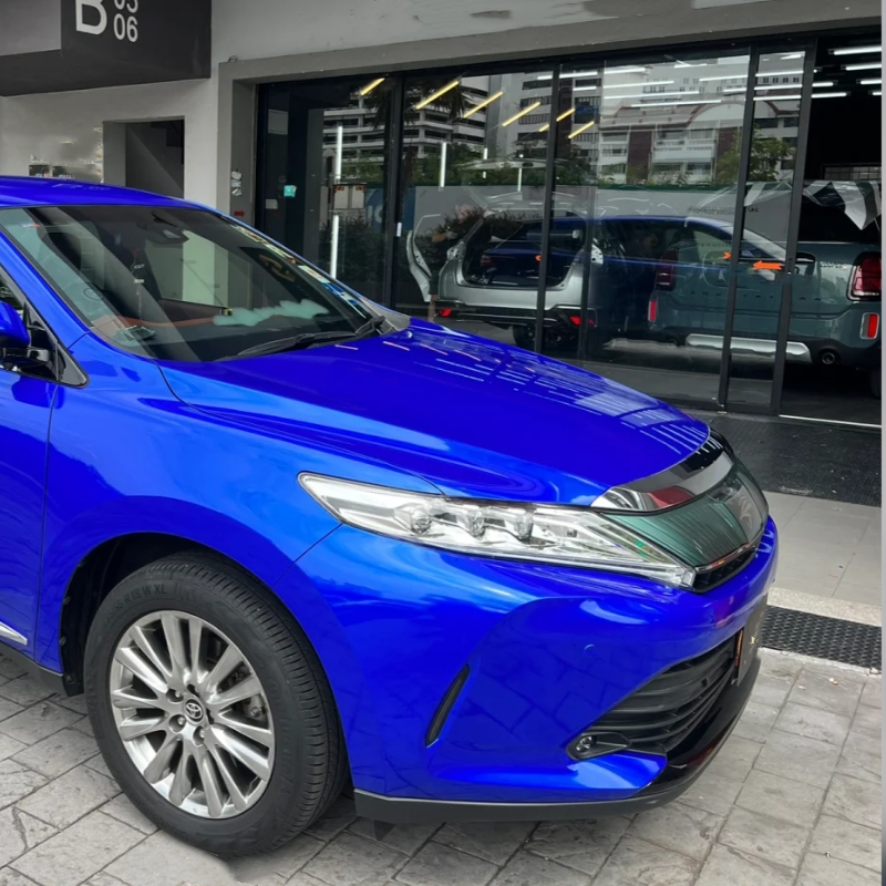 Quality Metal Paint Deep Blue Car Vinyl Wrap  For Sale |