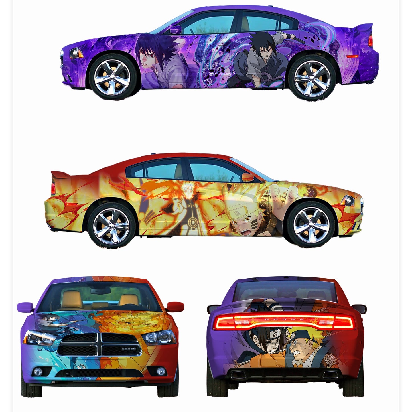 Naruto Custom Car Vinyl Wrap
