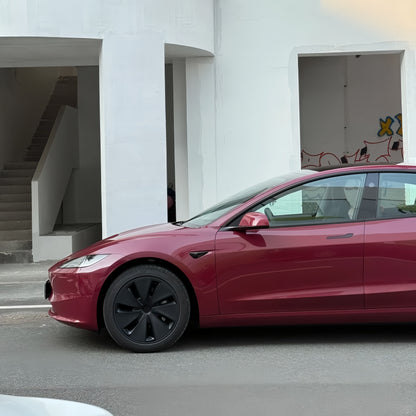 PET Ankara Red Car Vinyl Wrap