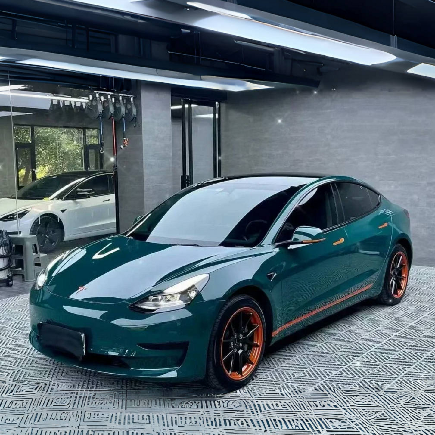 PET Audi Hell Green Car Vinyl Wrap