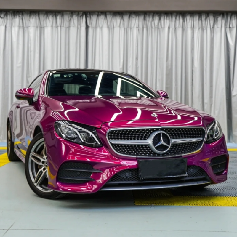 Gloss Glaze Pagoda Red Car Vinyl Wrap