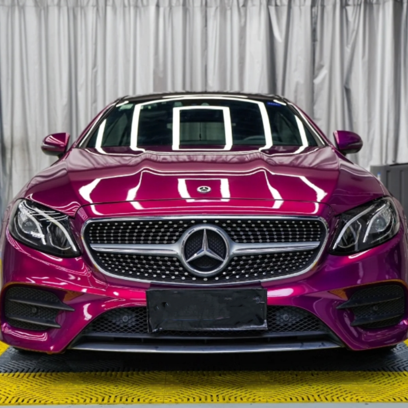 Gloss Glaze Pagoda Red Car Vinyl Wrap