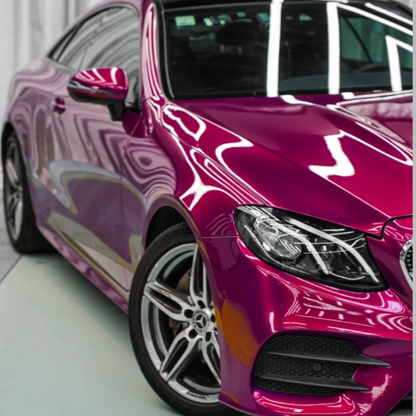 Gloss Glaze Pagoda Red Car Vinyl Wrap