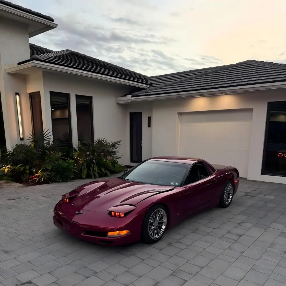 Gloss Glaze Pagoda Red Car Vinyl Wrap
