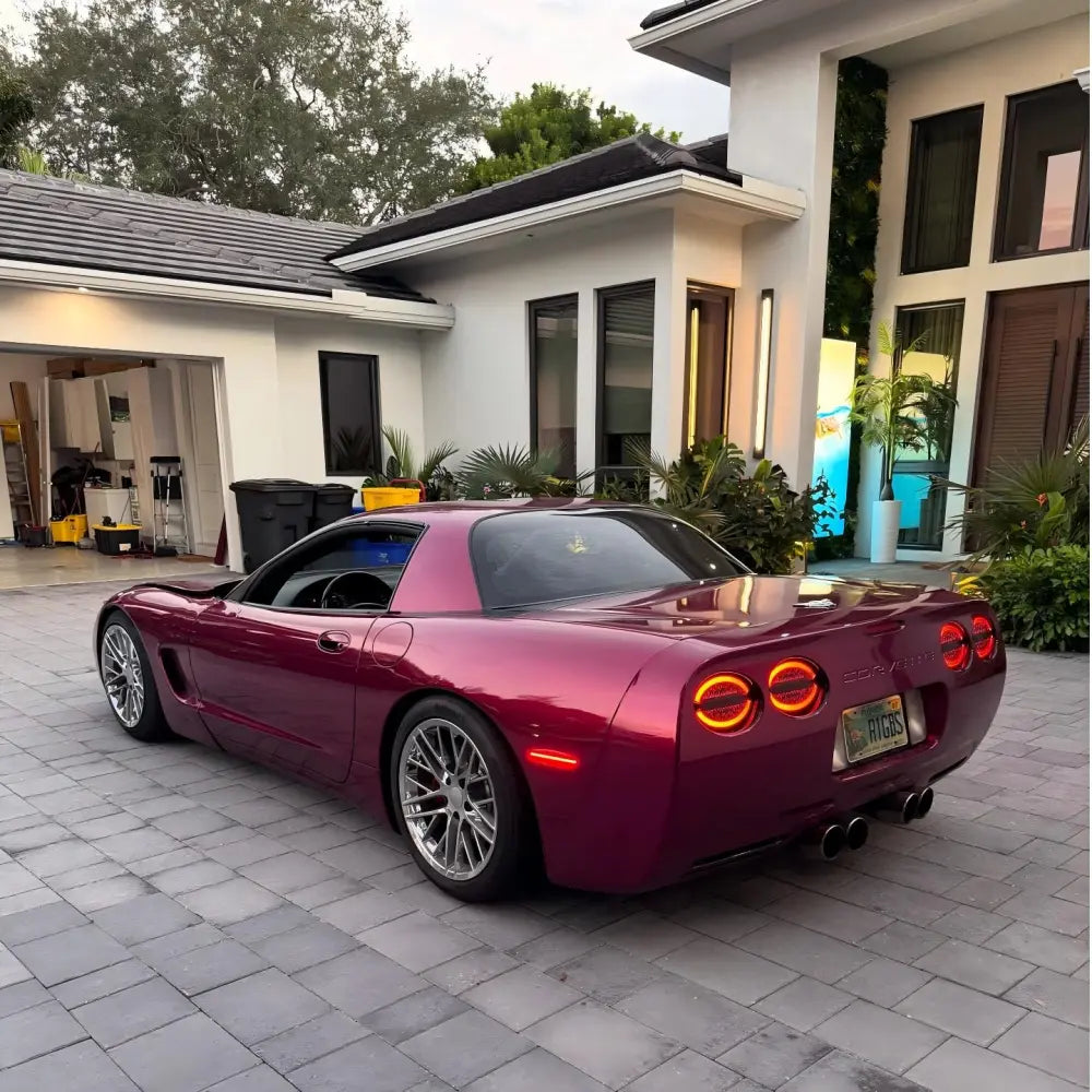 Gloss Glaze Pagoda Red Car Vinyl Wrap