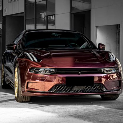 PET Gloss Glazed Black Sugar Car Vinyl Wrap