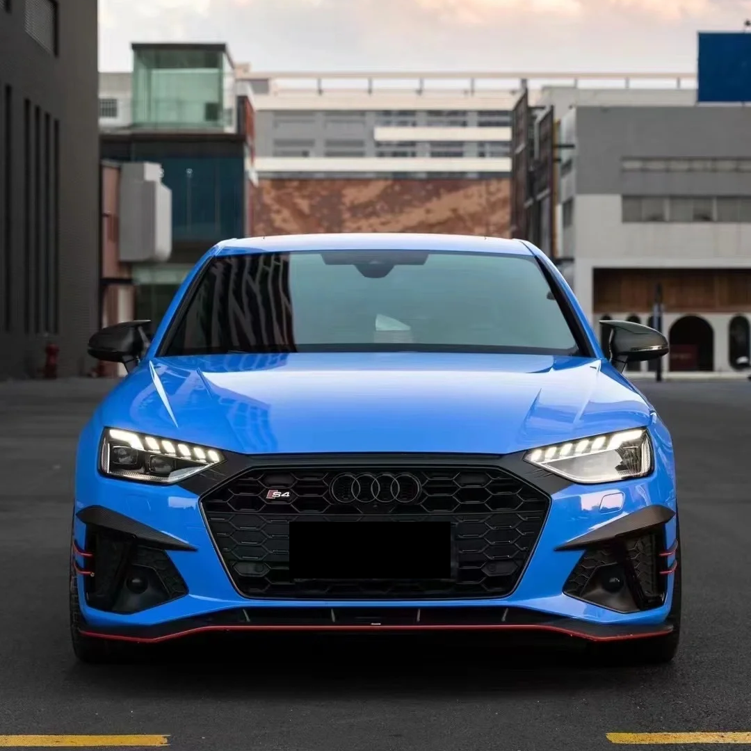 PET Gloss Mako Blue Car Vinyl Wrap