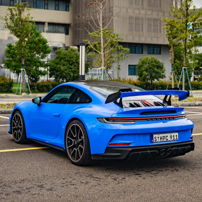 PET Gloss Mako Blue Car Vinyl Wrap