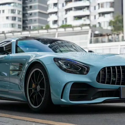 PET Gloss Meisen Blue Car Vinyl Wrap