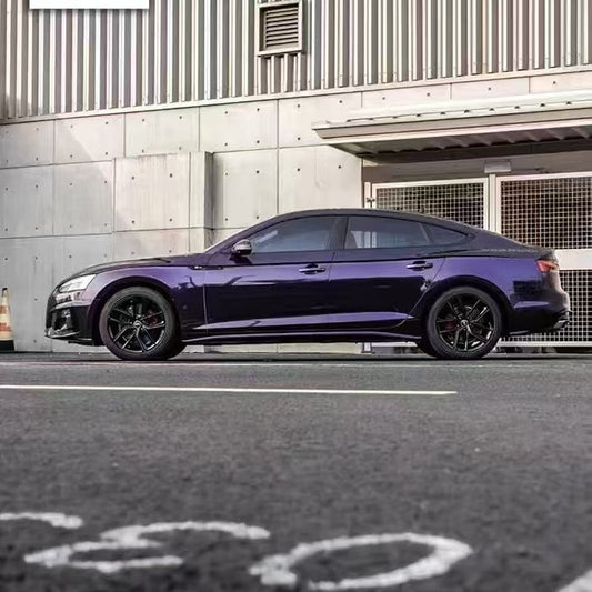 Quality PET Gloss Metallic Twilight Purple Car Vinyl Wrap  For Sale |