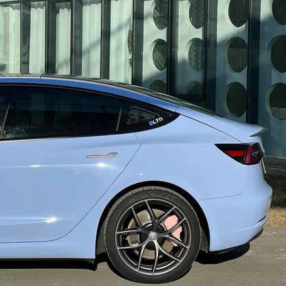 PET Macaron Baby Blue Car Vinyl Wrap