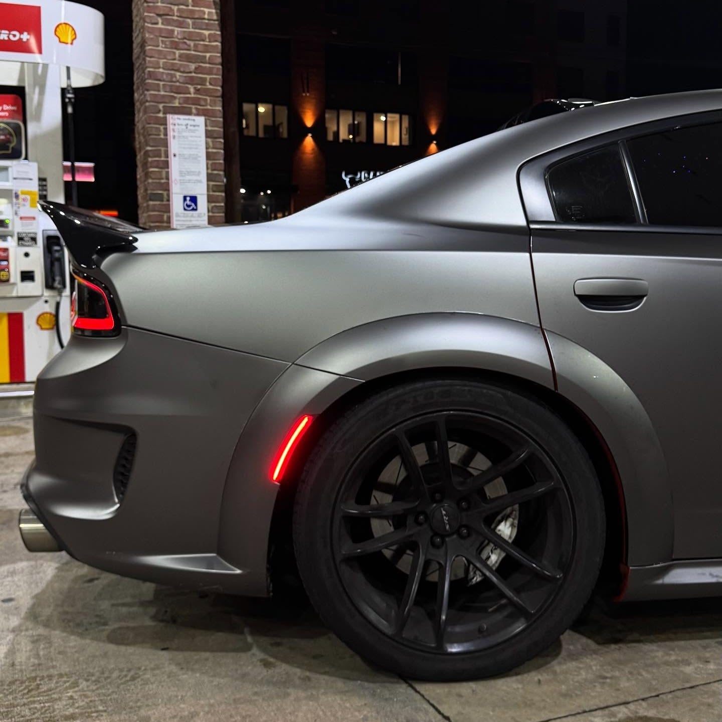 Matte Metallic PET AMG Grey Car Vinyl Wrap