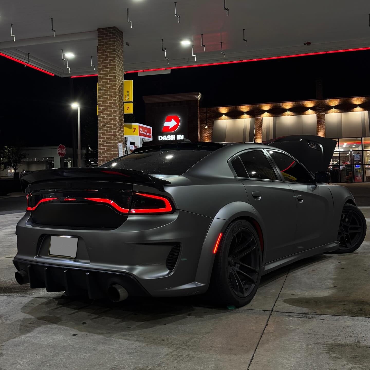 Matte Metallic PET AMG Grey Car Vinyl Wrap