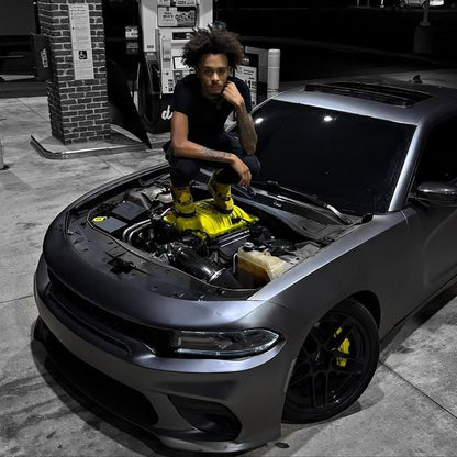 Matte Metallic PET AMG Grey Car Vinyl Wrap