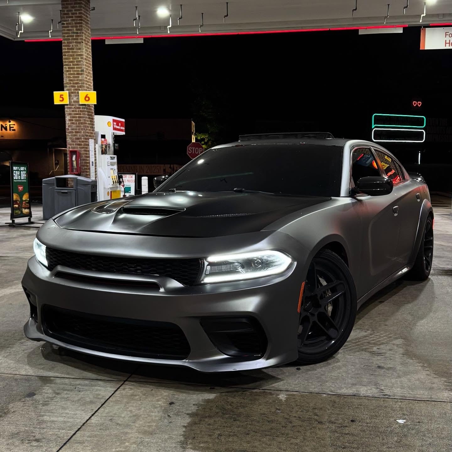 Matte Metallic PET AMG Grey Car Vinyl Wrap