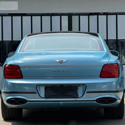 Porsche Bentley Gloss PET Ice Blue Car Vinyl Wrap