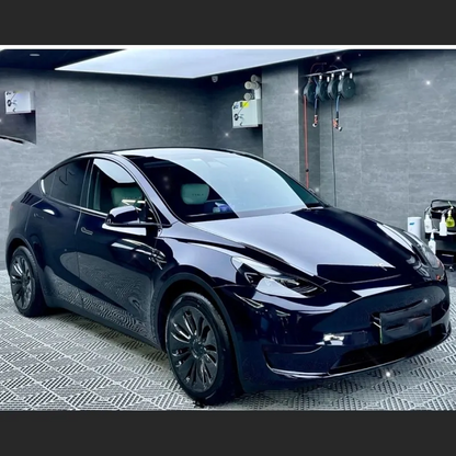 Tesla PET Spar Blue Black Car Vinyl Wrap