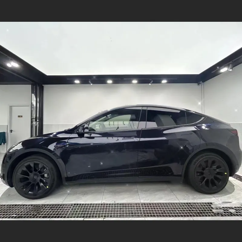 Tesla PET Spar Blue Black Car Vinyl Wrap