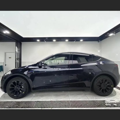 Tesla PET Spar Blue Black Car Vinyl Wrap