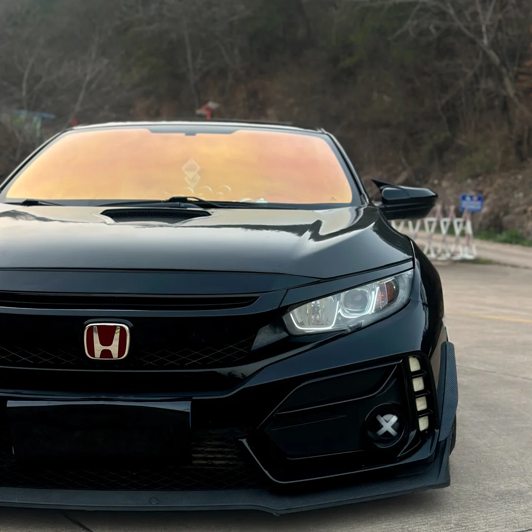 PET Super Gloss Repairable Dry Black Car Vinyl Wrap