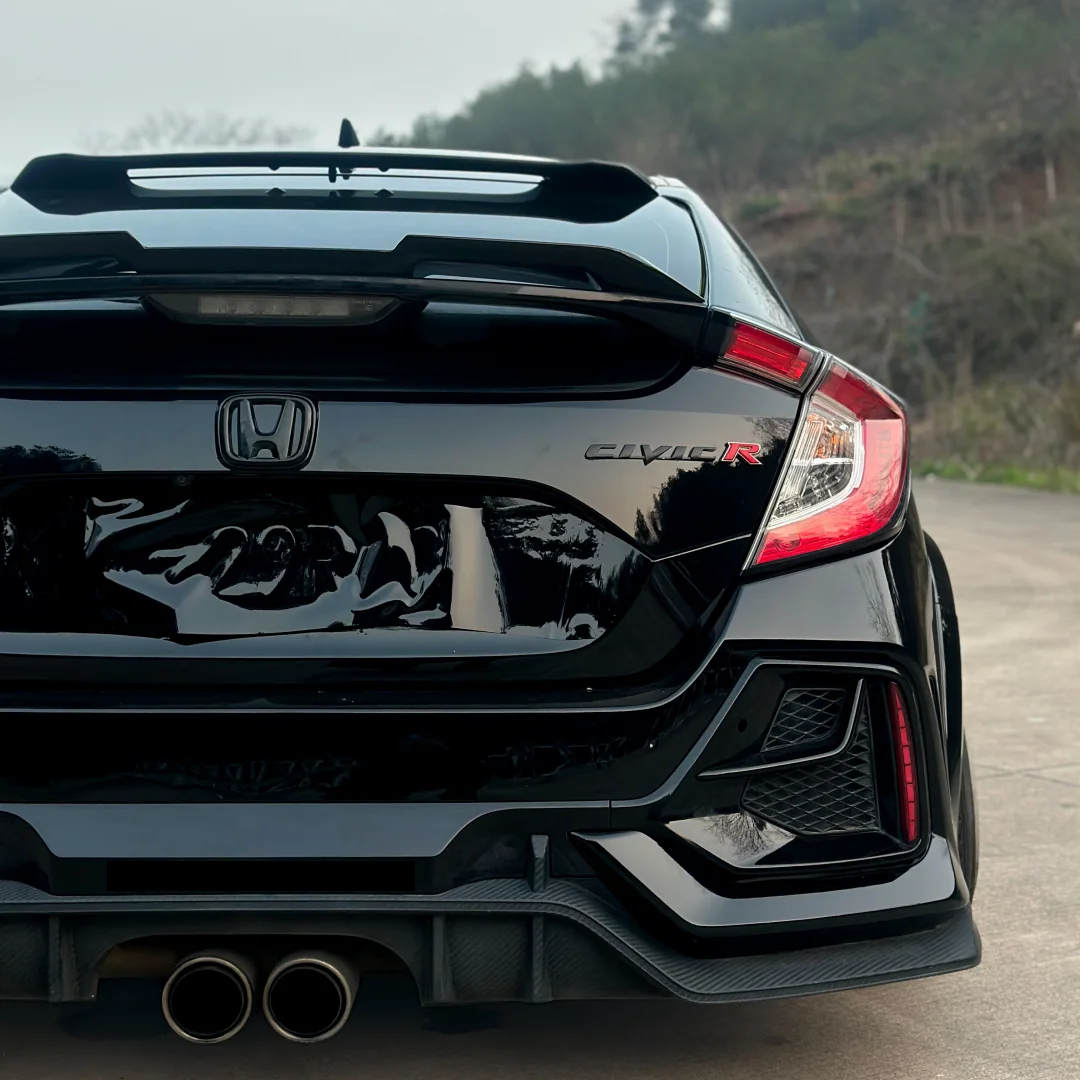 PET Super Gloss Repairable Dry Black Car Vinyl Wrap