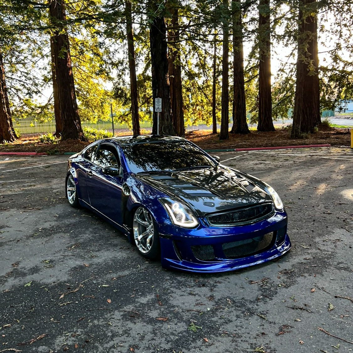 Porsche BMW Gloss PET Gentian Blue Car Vinyl Wrap