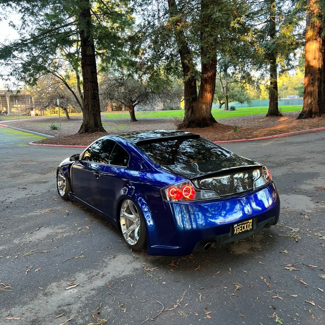 Porsche BMW Gloss PET Gentian Blue Car Vinyl Wrap