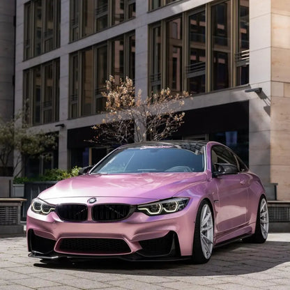 Porsche BMW Tesla  Benz Gloss PET Bentley Passion Pink Car Vinyl Wrap