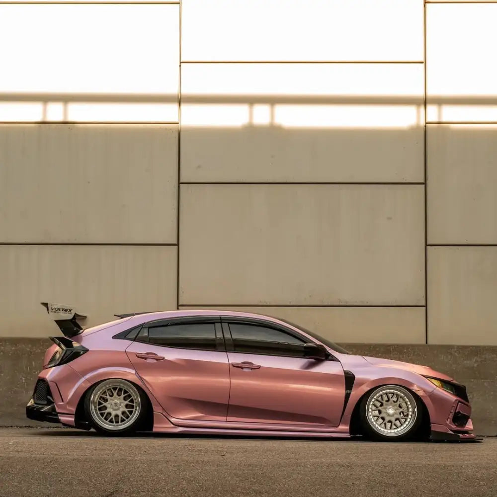 Porsche BMW Tesla  Benz Gloss PET Bentley Passion Pink Car Vinyl Wrap