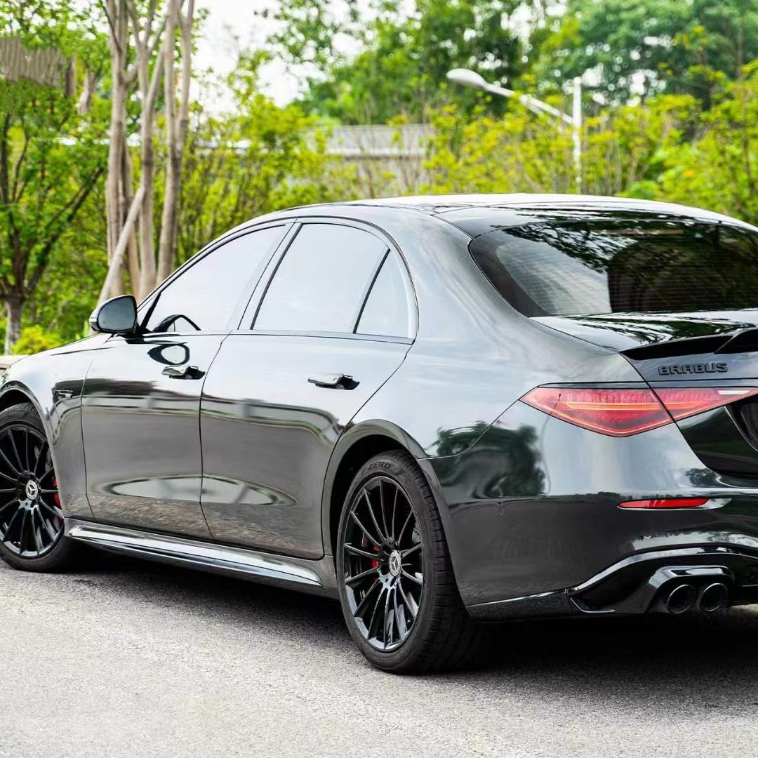 Porsche Gloss Volcano Grey Car Vinyl Wrap