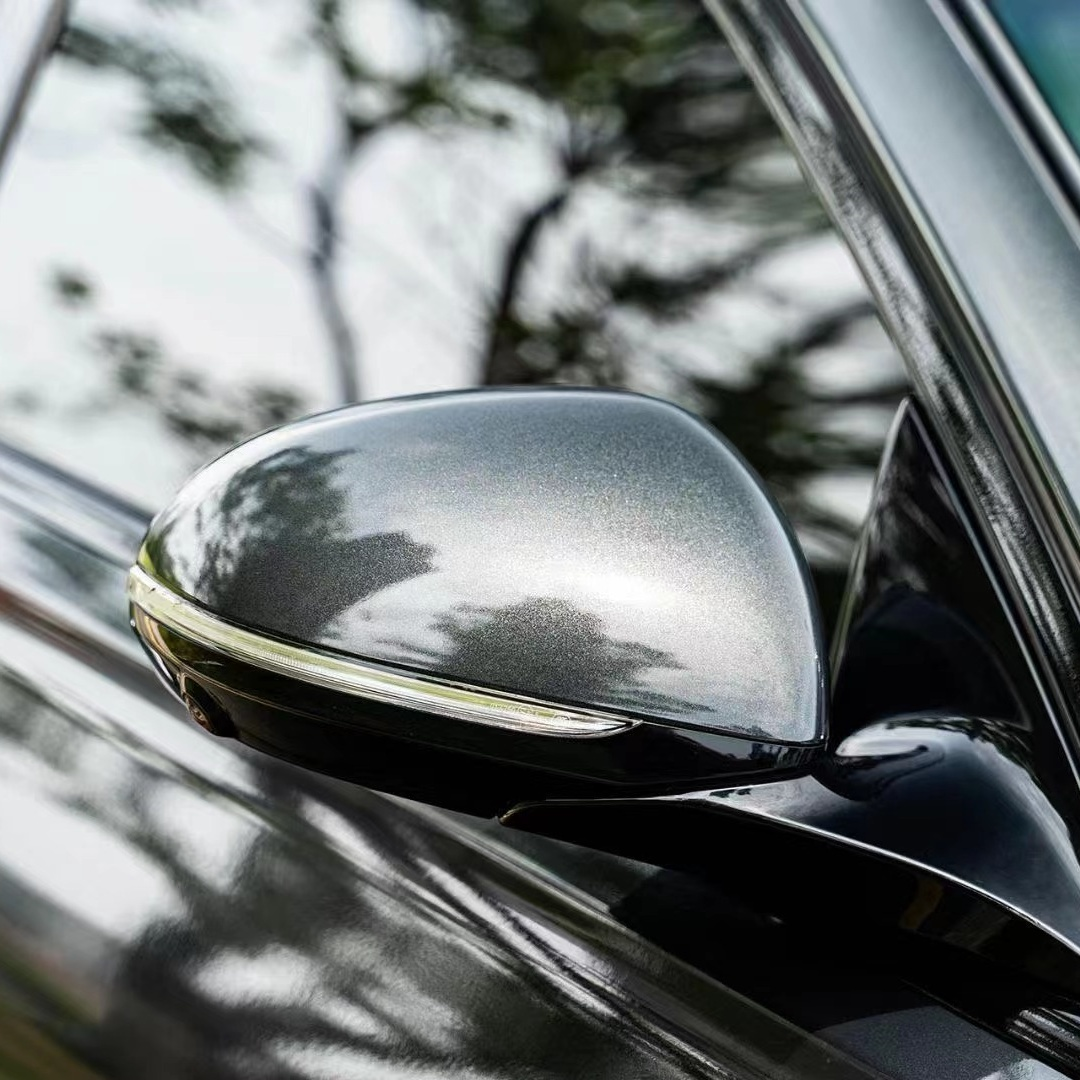 Porsche Gloss Volcano Grey Car Vinyl Wrap