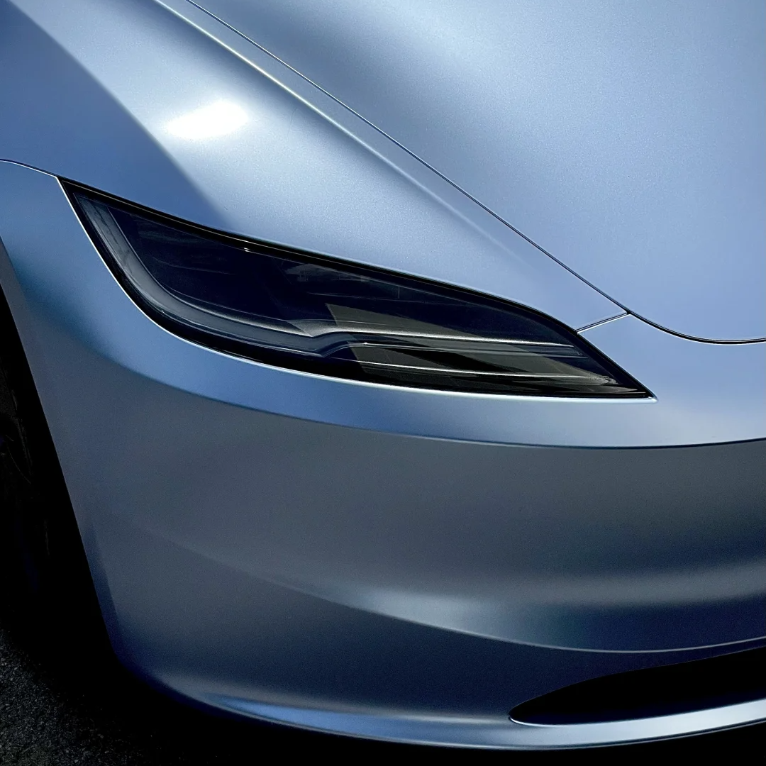 Quality Pure Metal Mist Blue Car Vinyl Wrap  For Sale |