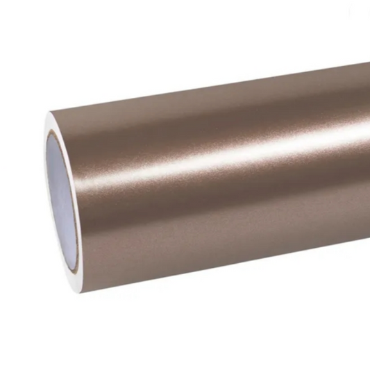 Pure Metal Rose Gold Car Vinyl Wrap