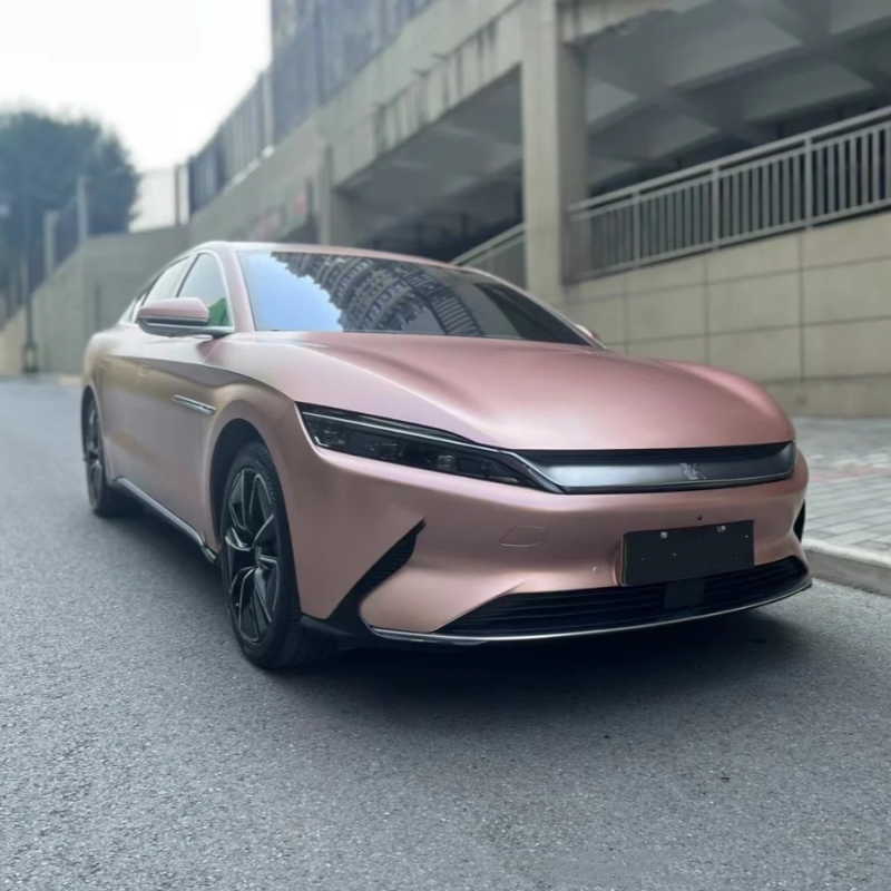 Pure Metal Rose Gold Car Vinyl Wrap