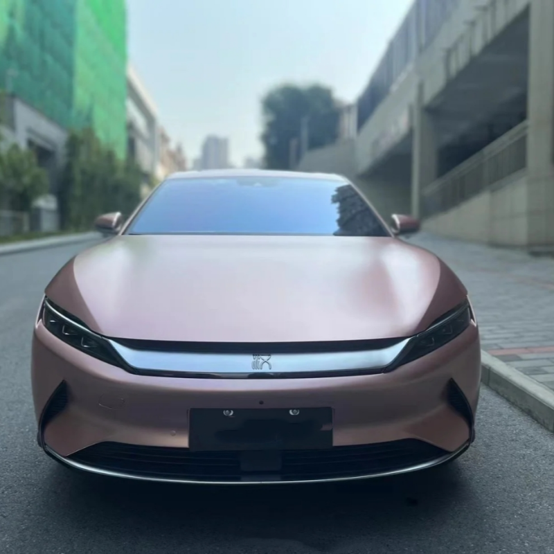 Pure Metal Rose Gold Car Vinyl Wrap