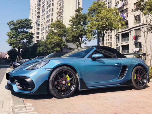 Quality Glossy Laser Blue Car Vinyl Wrap  For Sale |