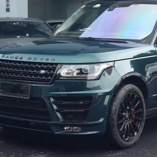 Range Rover PET Blackish Green Car Vinyl Wrap